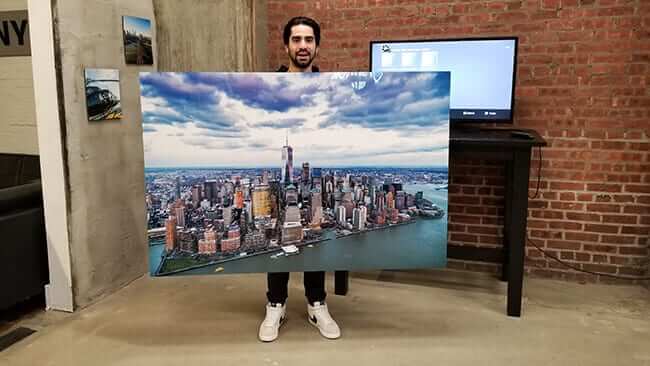 large metal print manufactured by AdormaPix