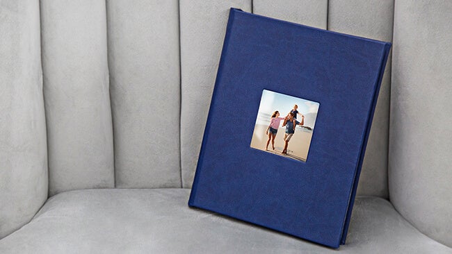 premium metal cover photo album manufactured by Printique